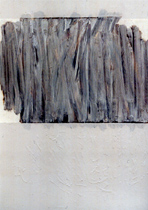 Acrylmalerei auf strukturierter Leinwand